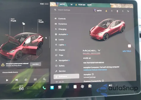 2022 Tesla Model Y Performance Dual Motor All-Wheel Drive from USA, damaged, VIN 7SAYGDEFXNF468140